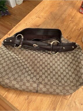 Authentic Gucci Large
Horsebit Hobo